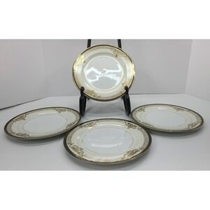 4 Empress China Vintage Ambassador Small 7½" Salad Plate Made in Japan